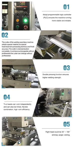 Two head seamless welding machine 1