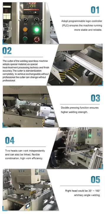 Two head seamless welding machine 1