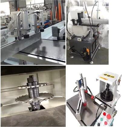 End Milling Machine for UPVC Profile