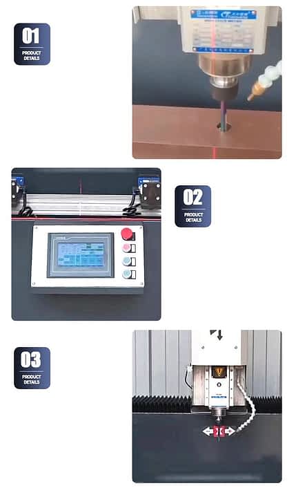 aluminum door and window drilling and milling machine