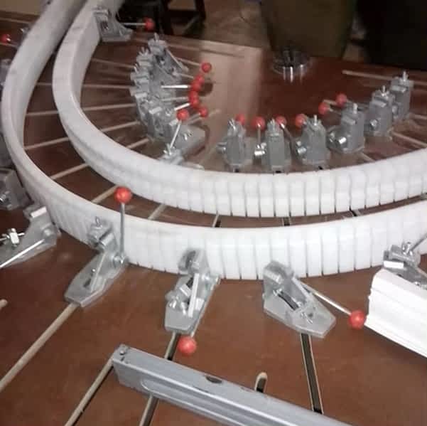 UPVC profile bending machine