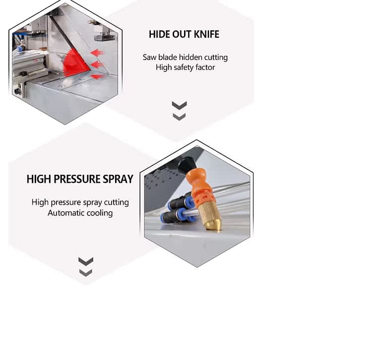 Aluminium DOUBLE HEAD CUTTING MACHINE 4