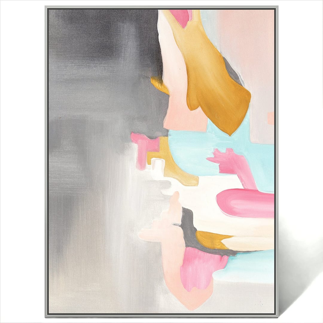 Brush Strokes Colorful Art Painting