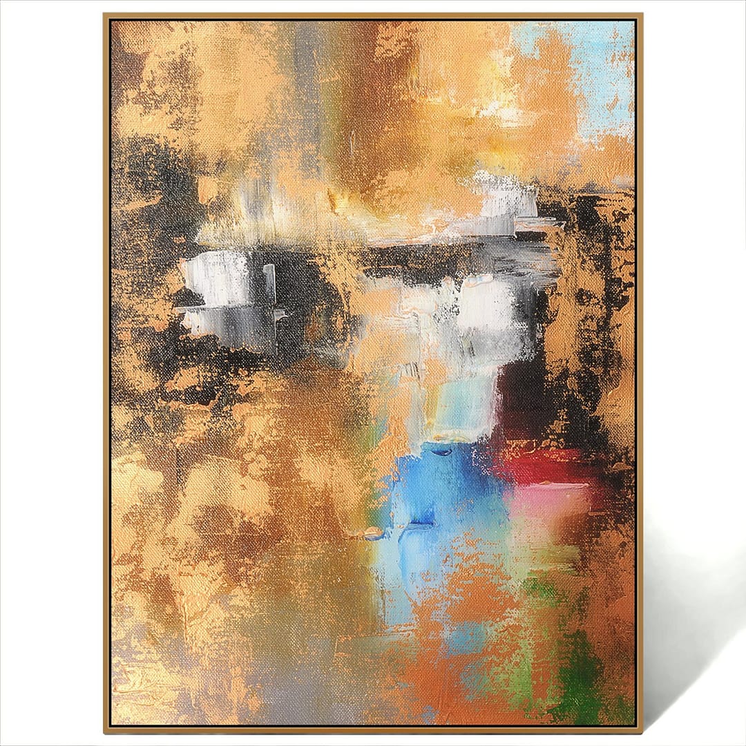multicolor abstract painting