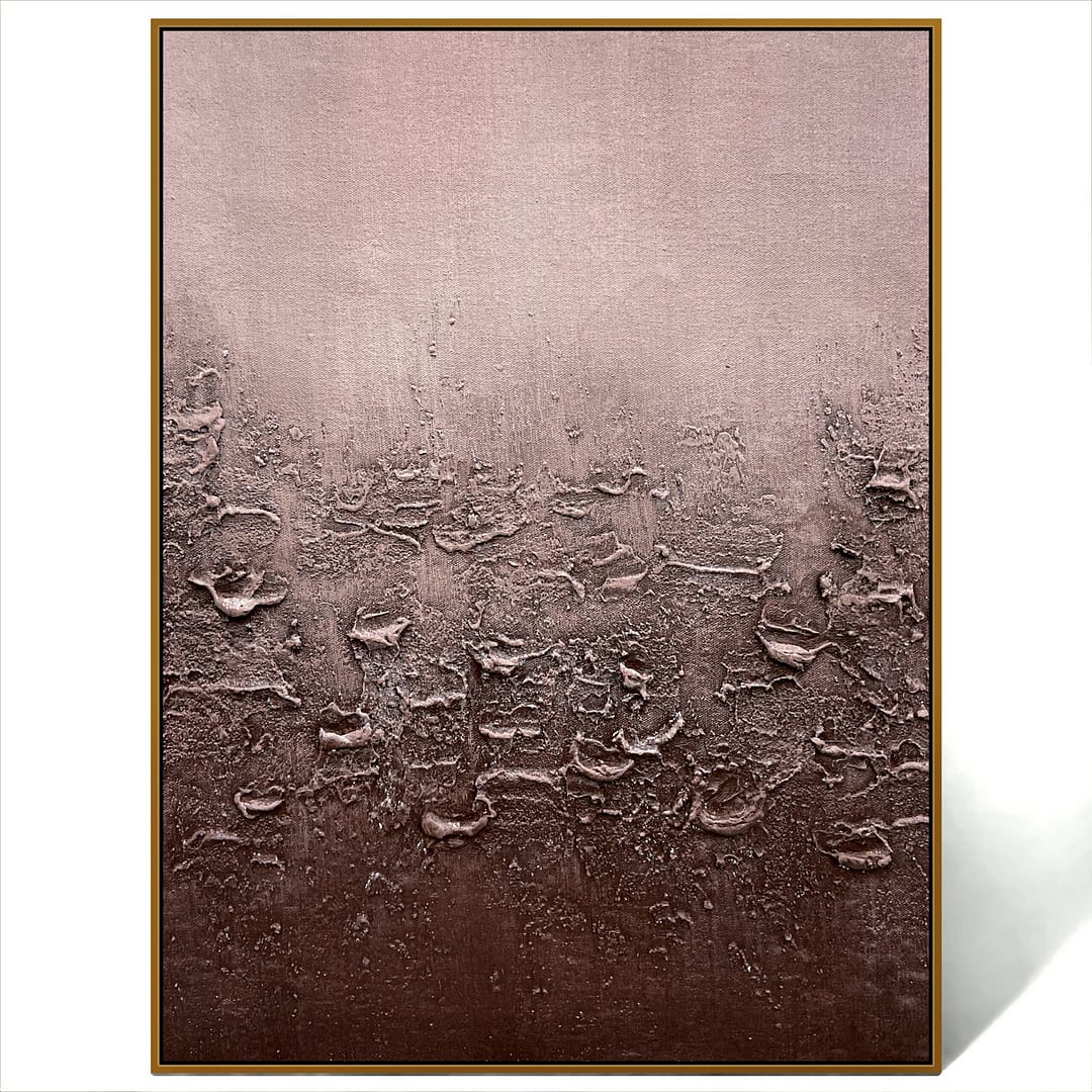 minimal brown painting