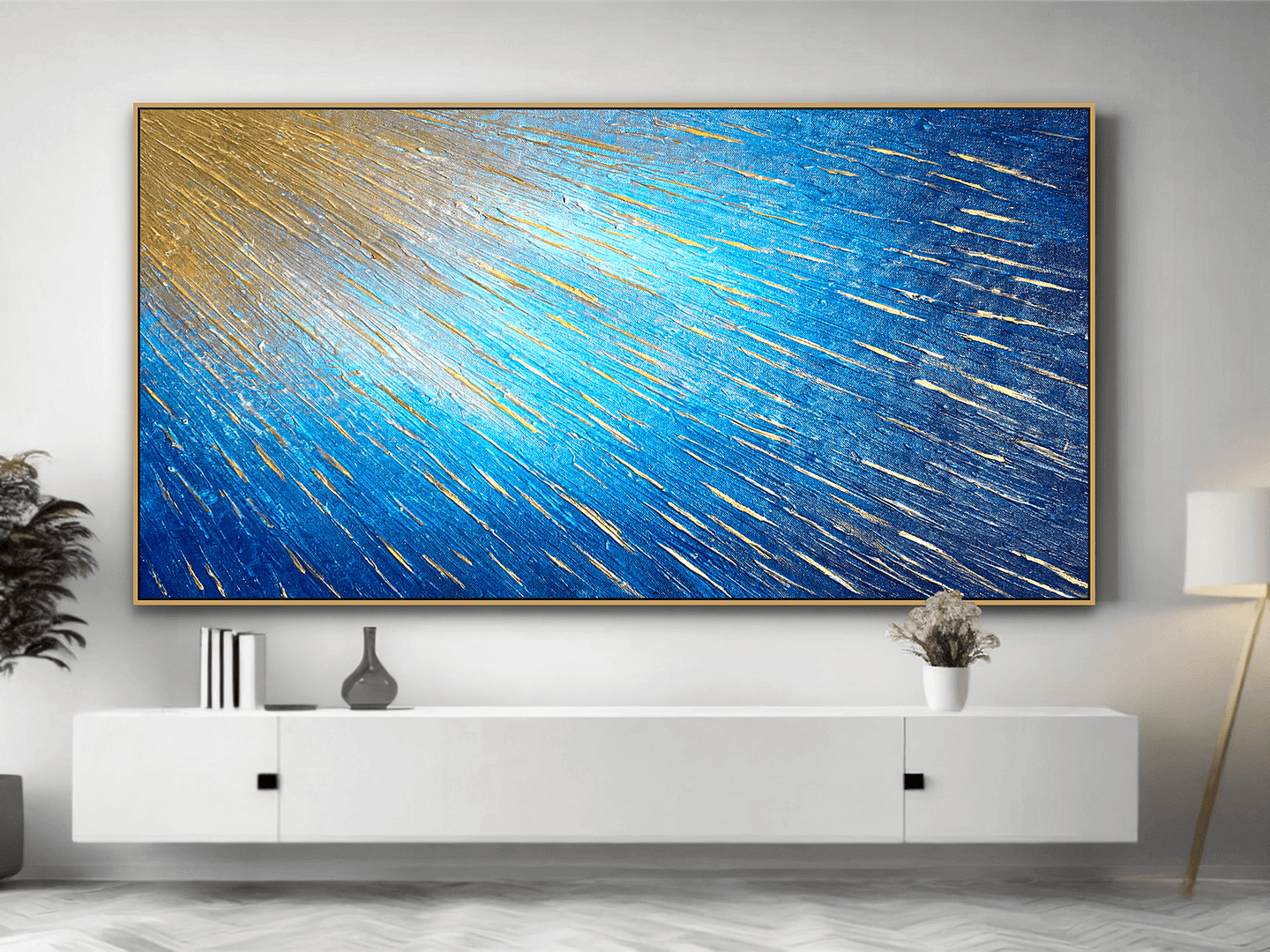 abstract canvas art painting