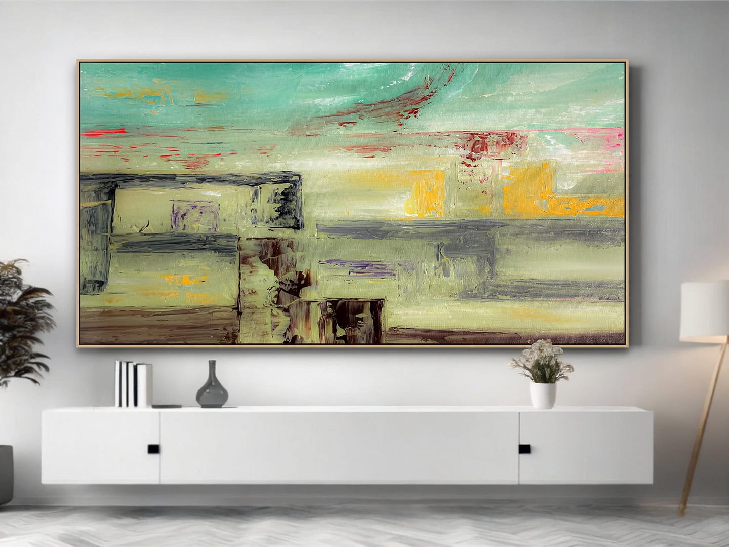 palette knife art canvas