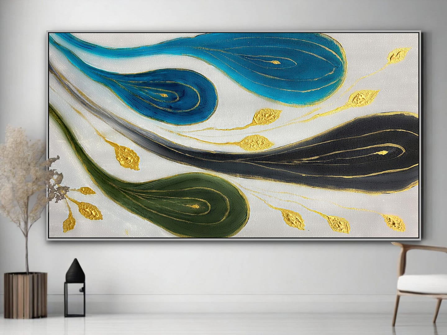 abstract canvas art painting