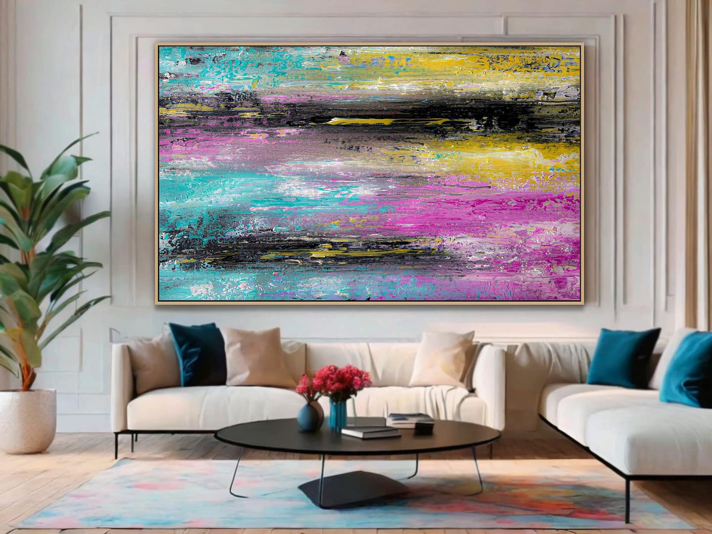 multicolor abstract art