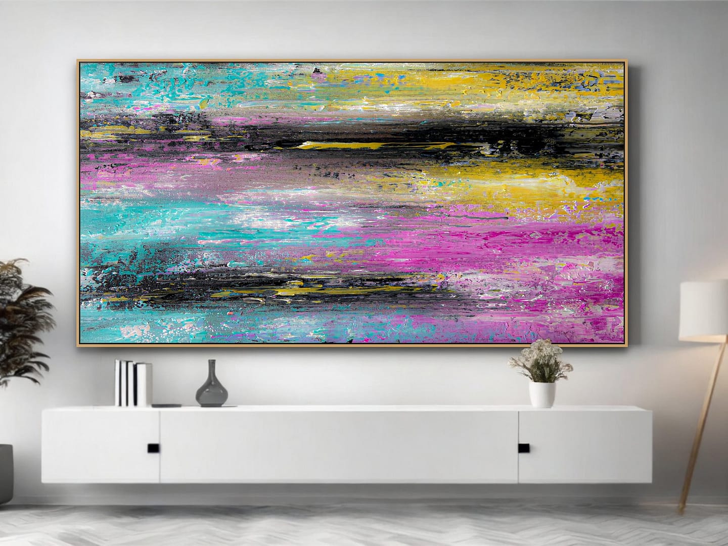 abstract multicolor painting