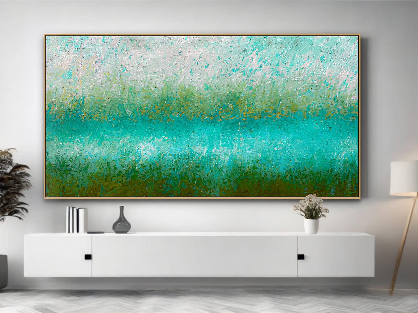 Painting abstract acrylic