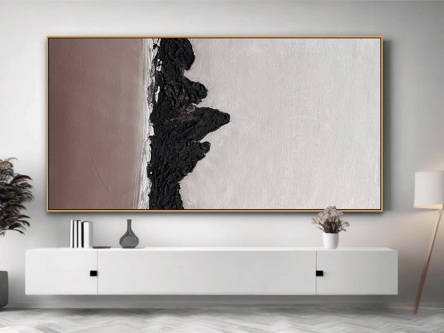 abstract painting canvas