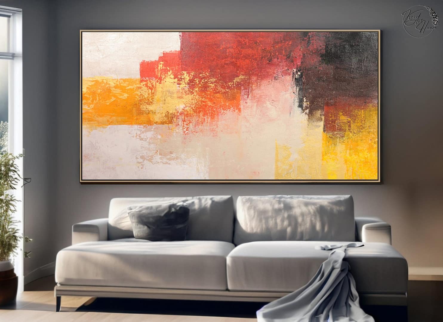 abstract painting large