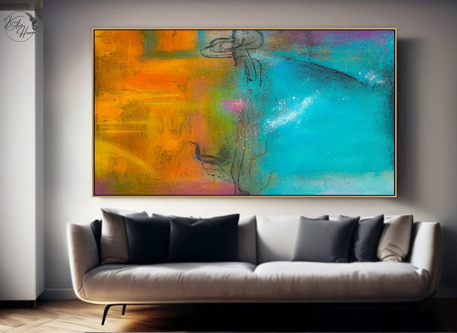 wall art abstract painting