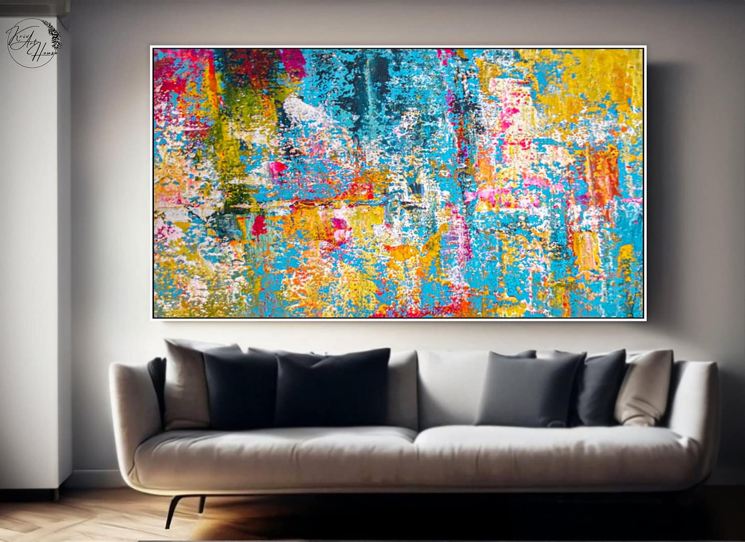 abstract art large painting