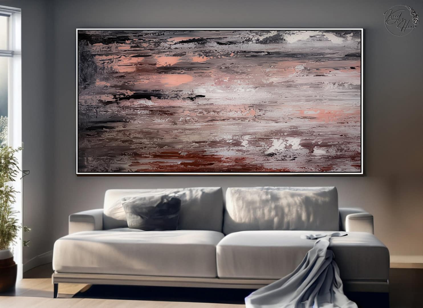 large painting on canvas