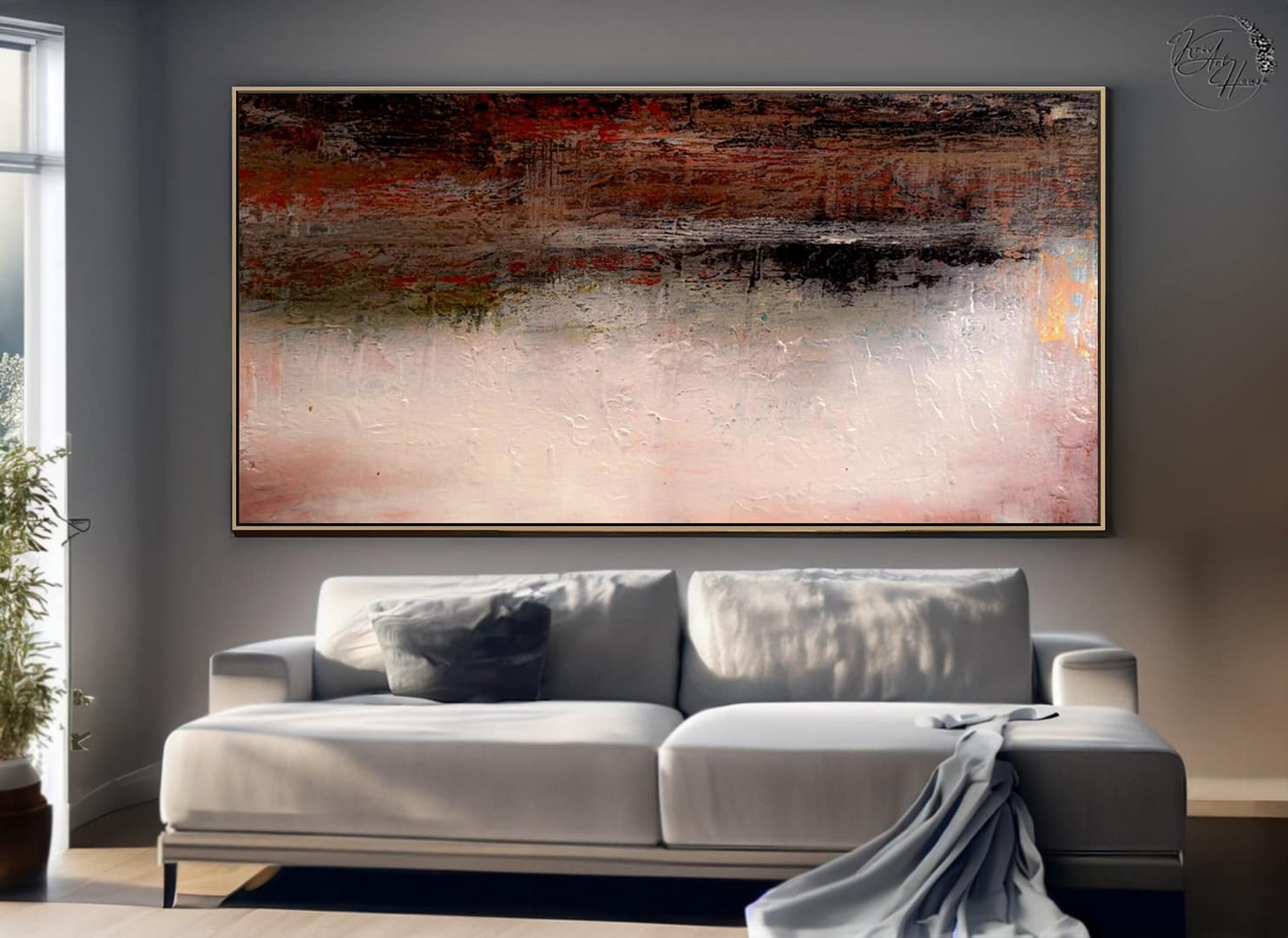 abstract oil painting