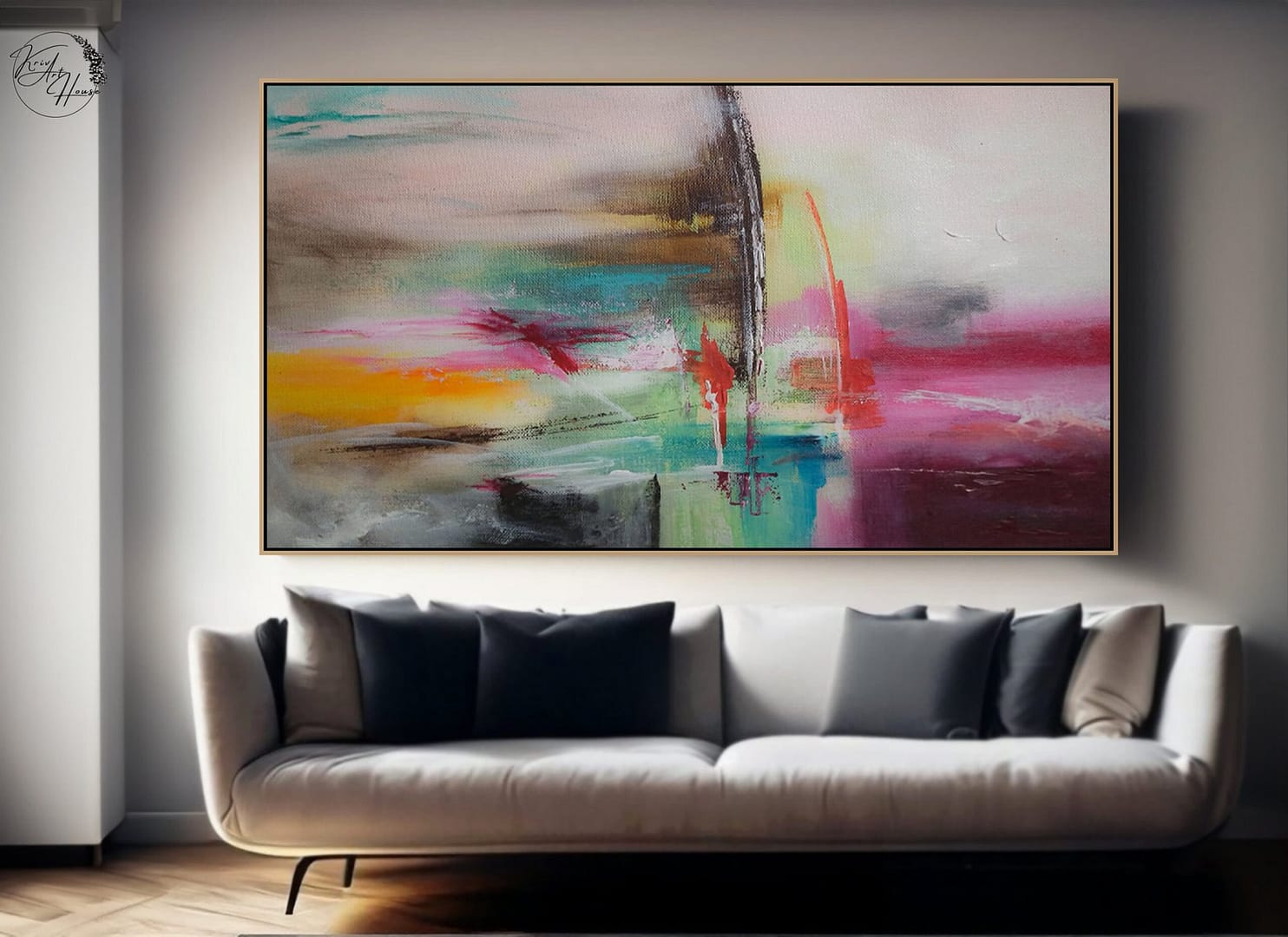 colorful abstract painting