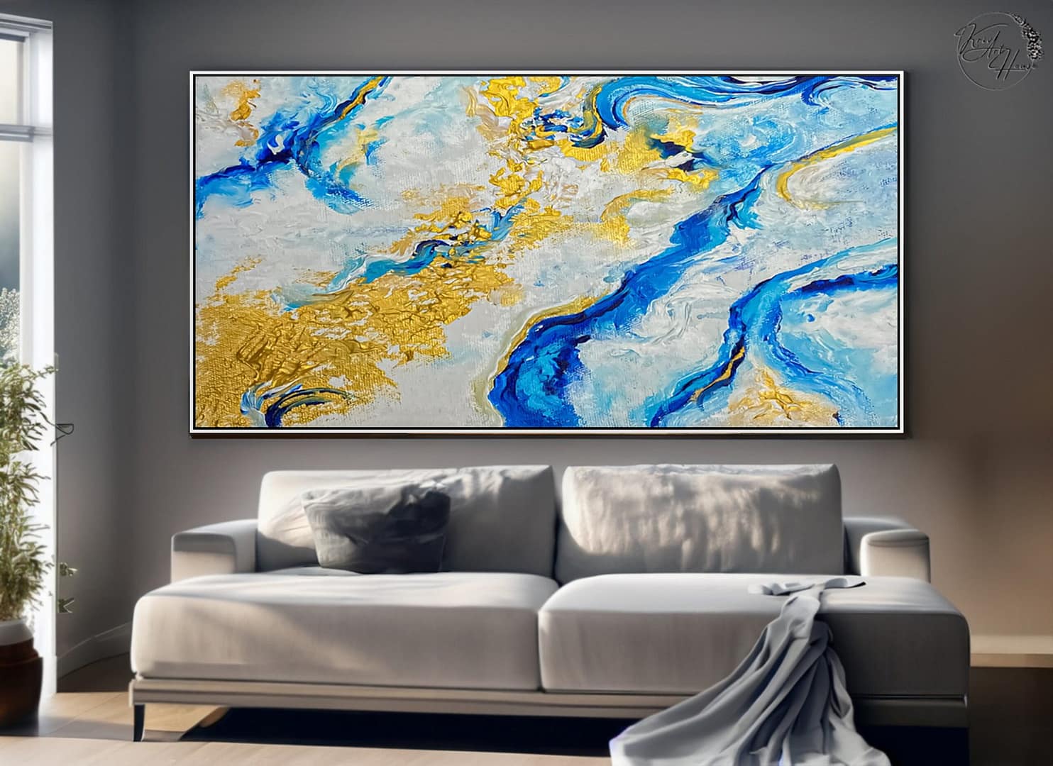 abstract painting colorful