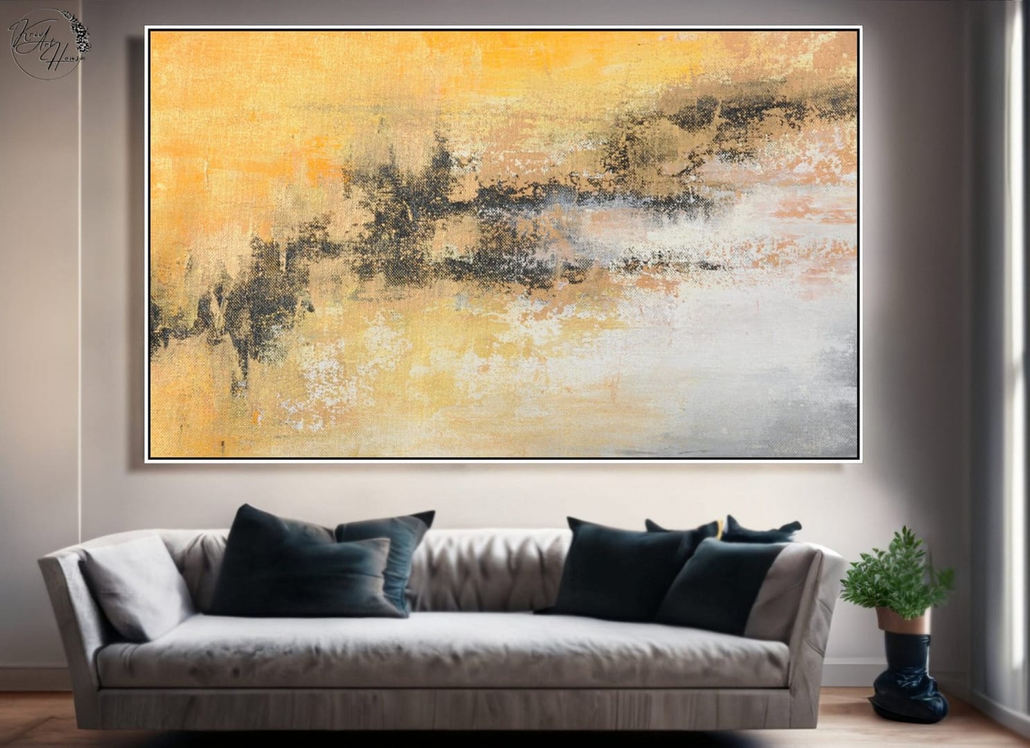 abstract wall decor
