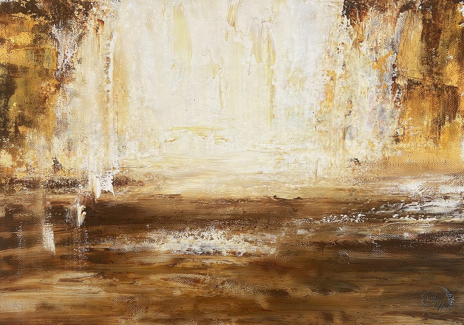 acrylic art on canvas