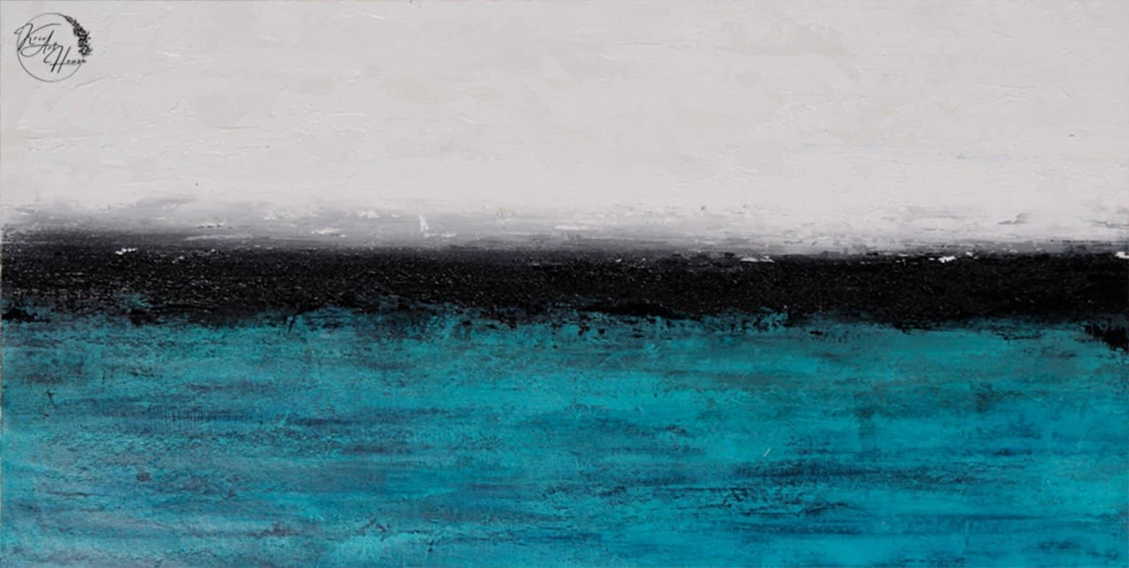 abstract beach painting