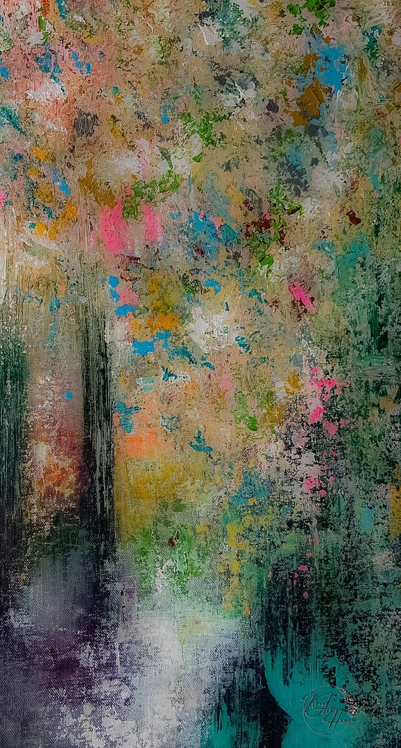 canvas abstract painting