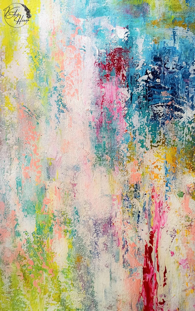 Painting abstract colorful