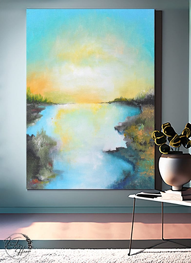 abstract wall decor