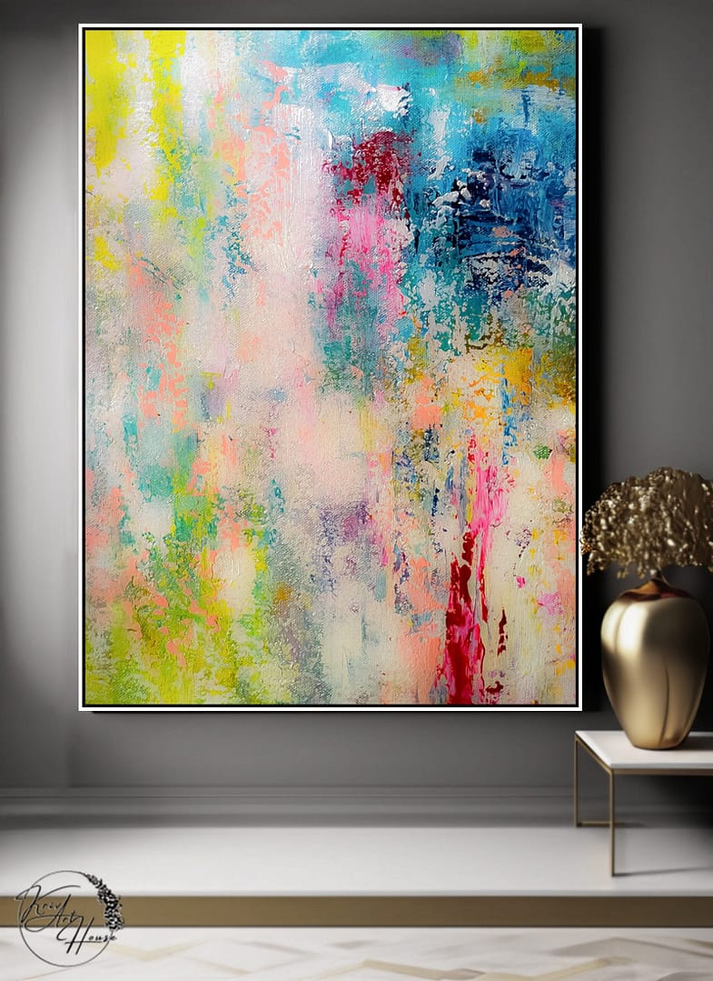 Painting abstract acrylic