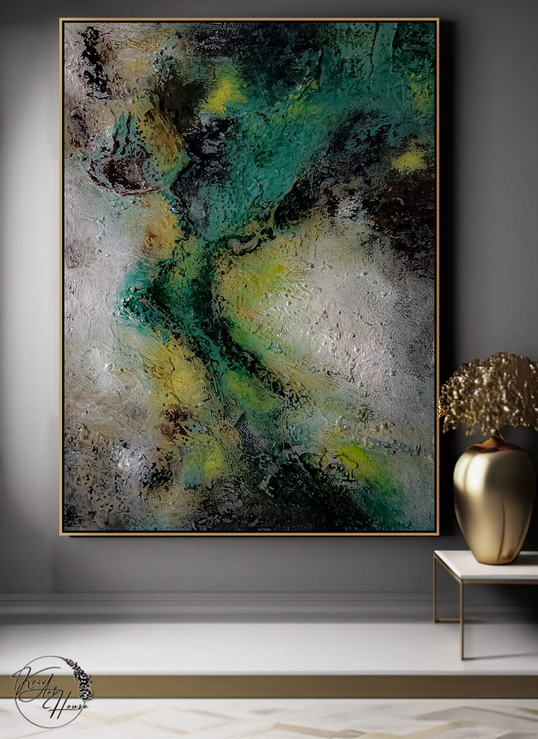 oversized abstract painting