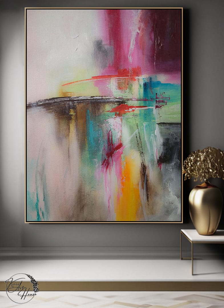Painting abstract colorful