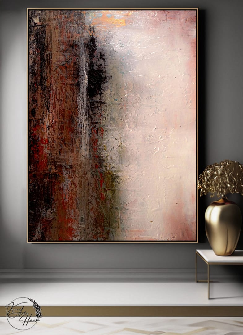 abstract handmade painting