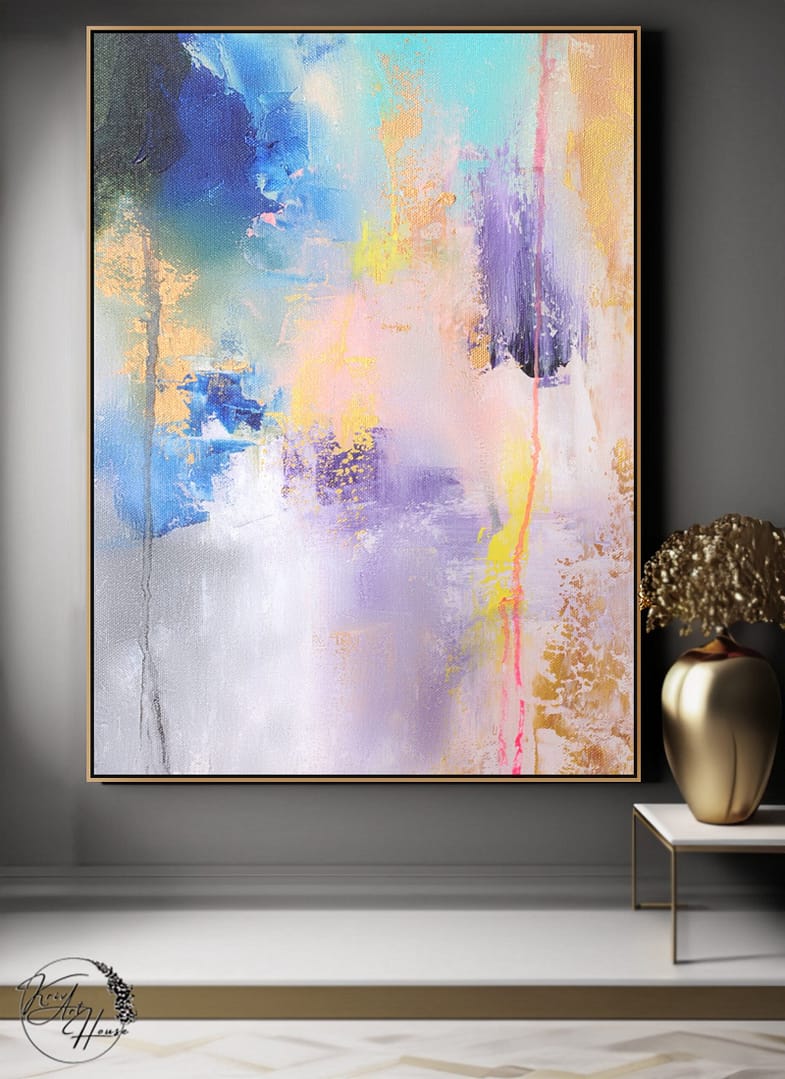 oversized abstract painting