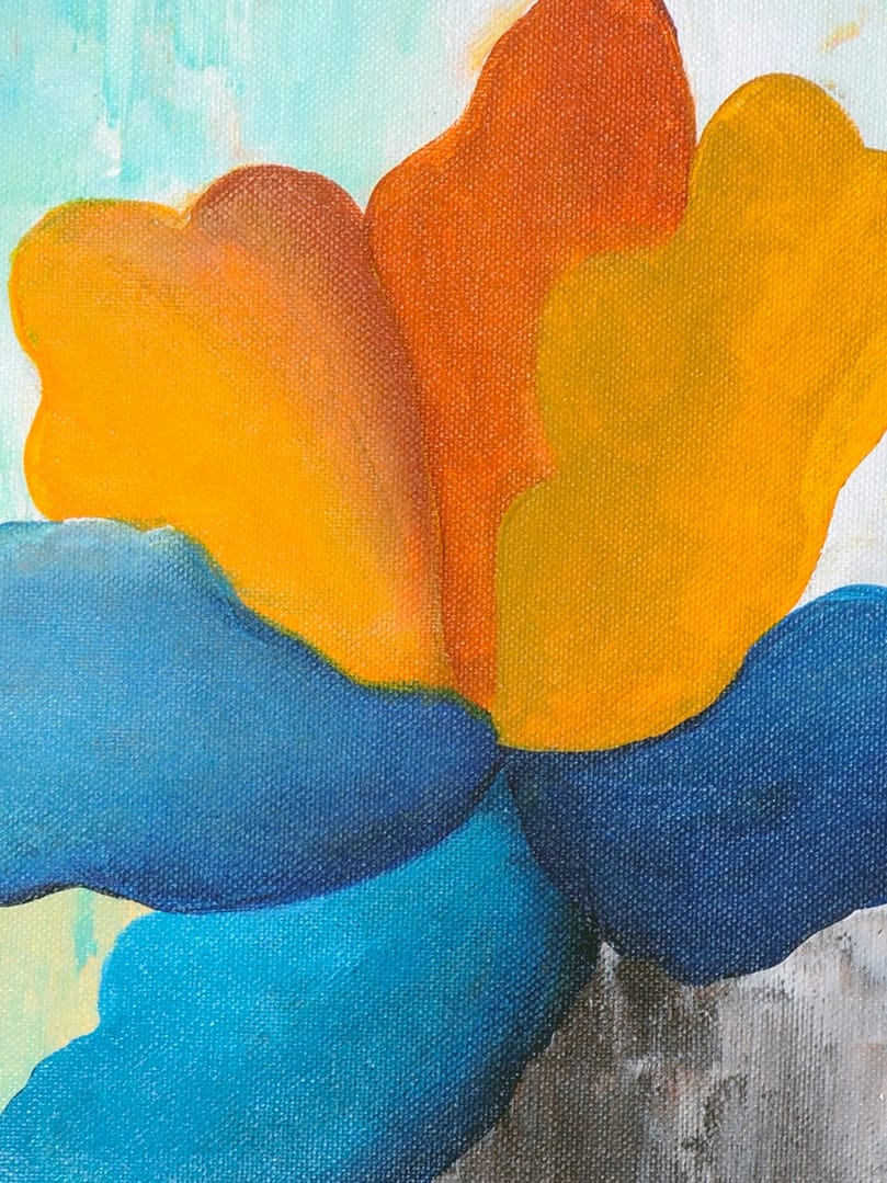 flower abstract art