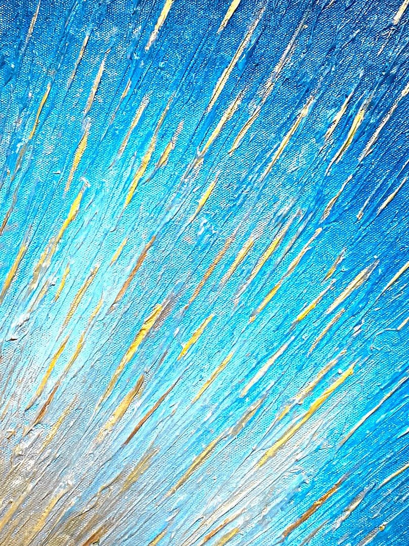 abstract rain drop wall art