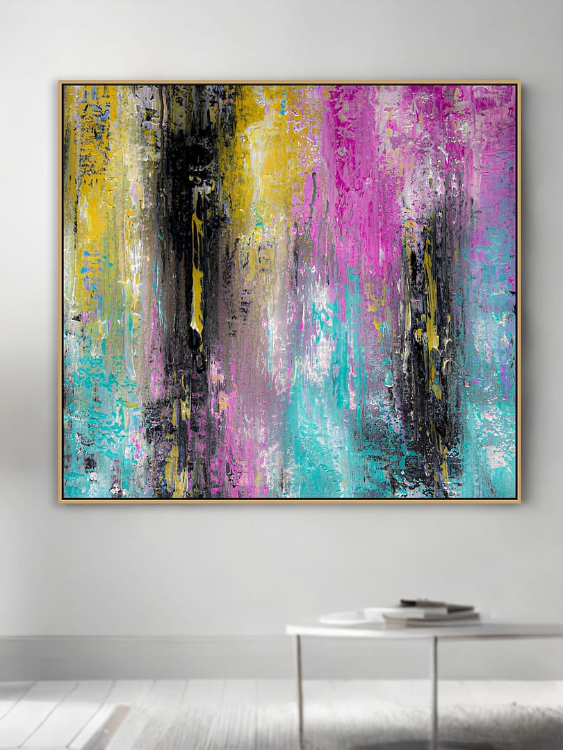 abstract multicolor painting