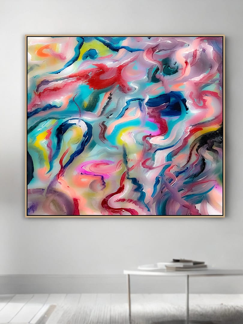 abstract water flow art