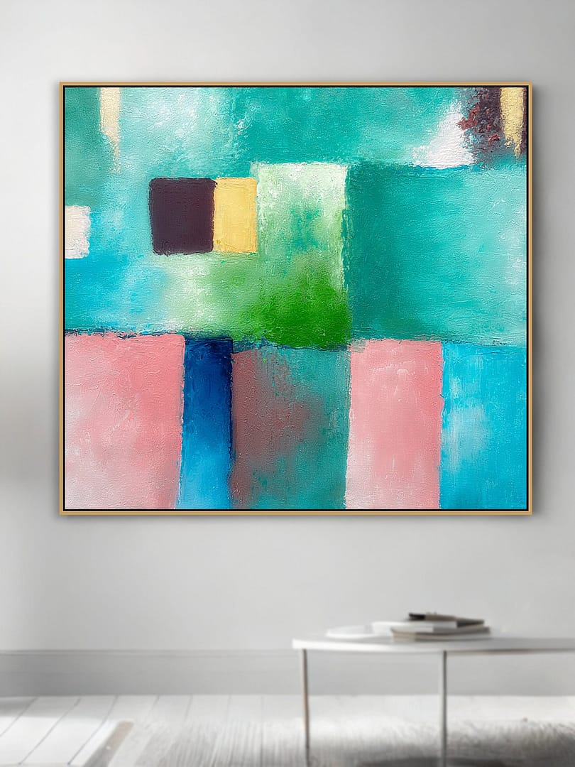 oversized abstract painting