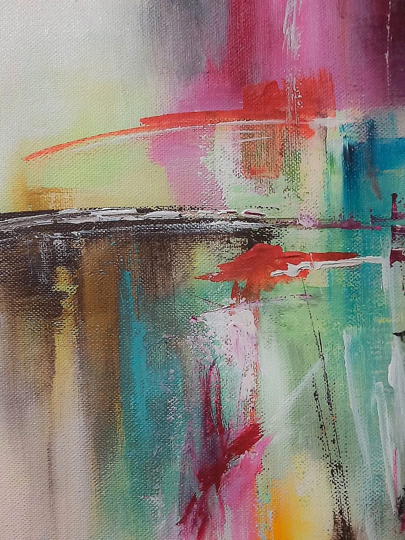 canvas abstract painting