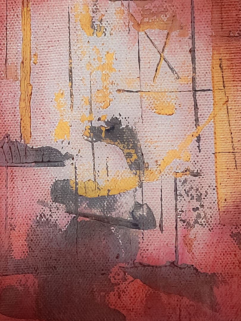 abstract painting acrylic