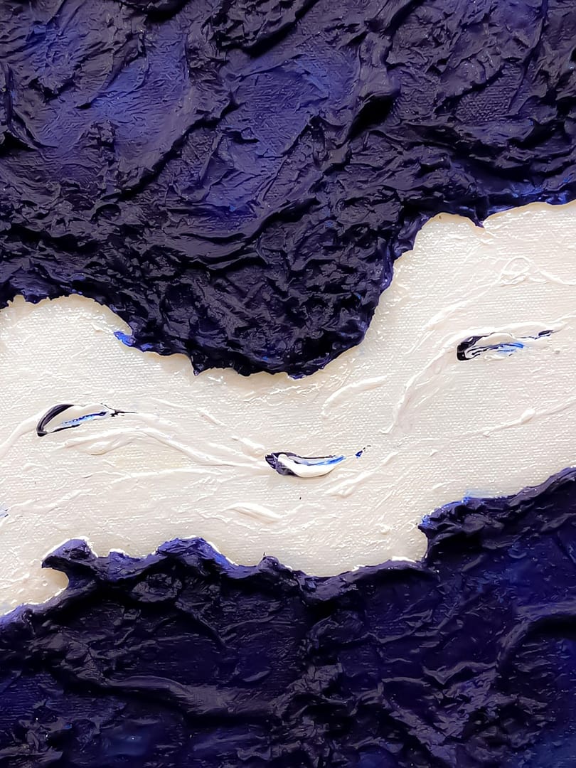 abstract painting canvas