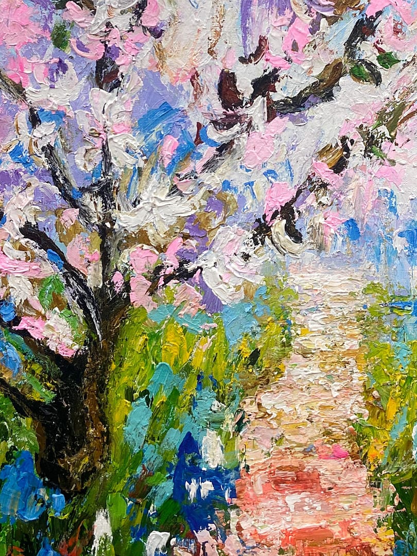 abstract oil painting