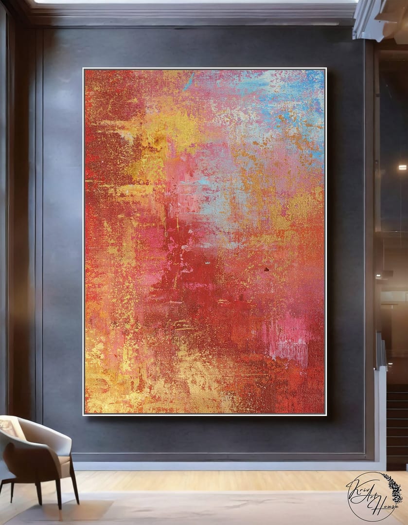 canvas abstract painting