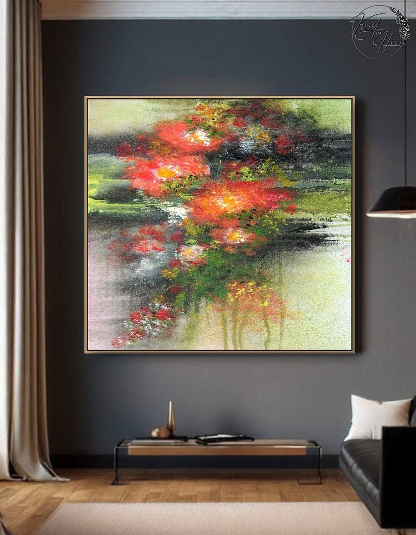 abstract painting acrylic