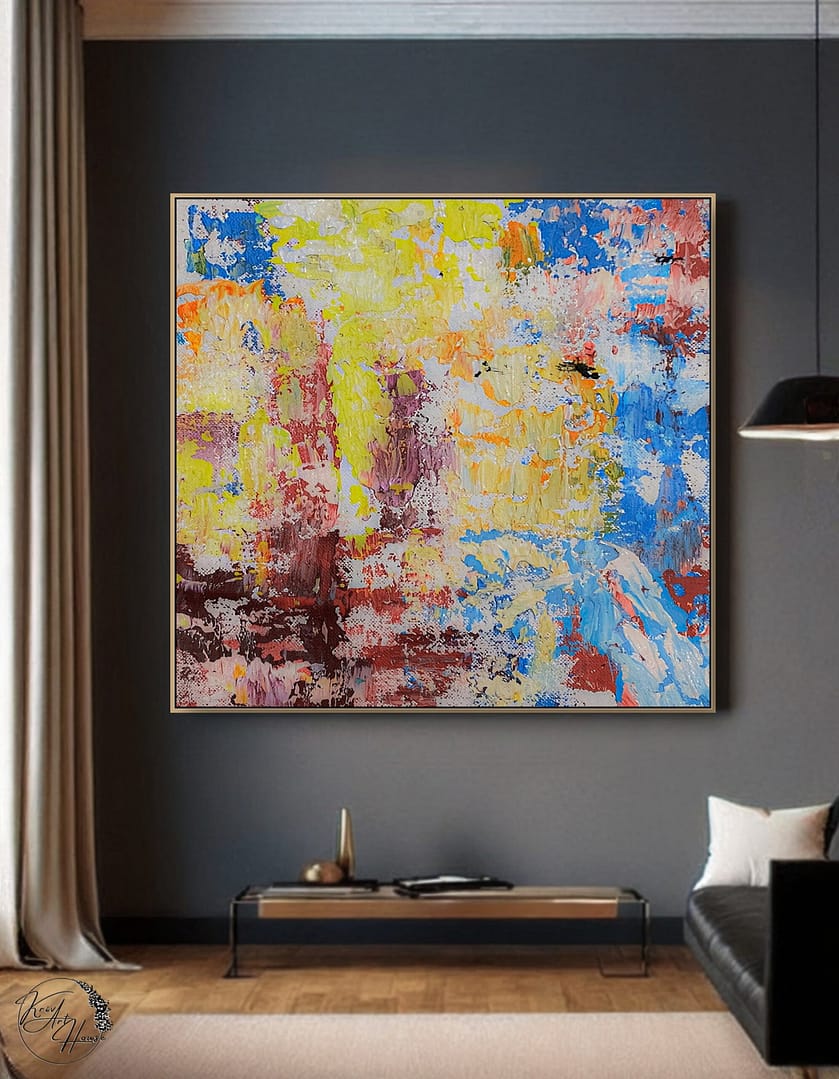 texture painting colorful