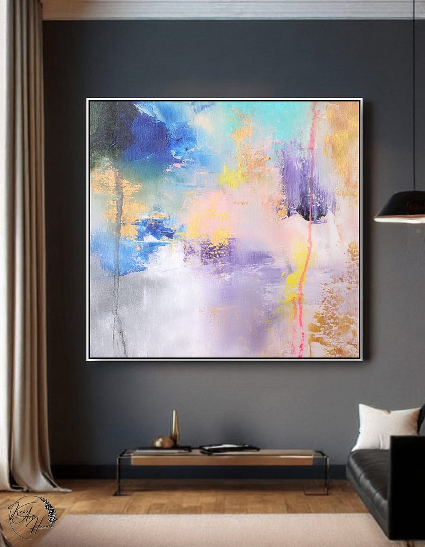 abstract painting horizontal