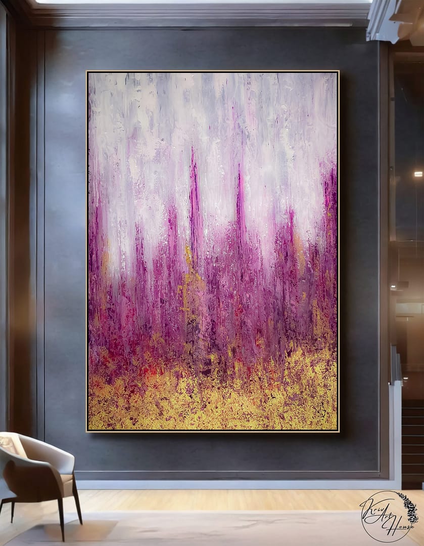Painting abstract neutral