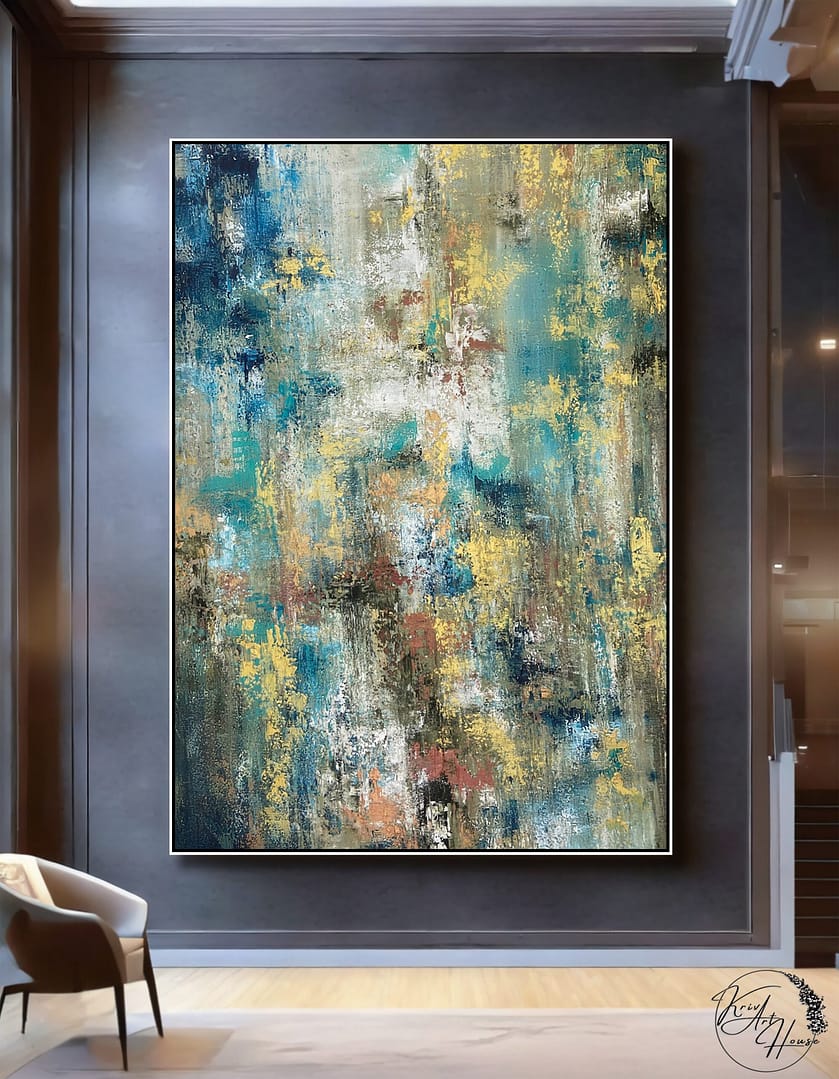 abstract decor wall painting