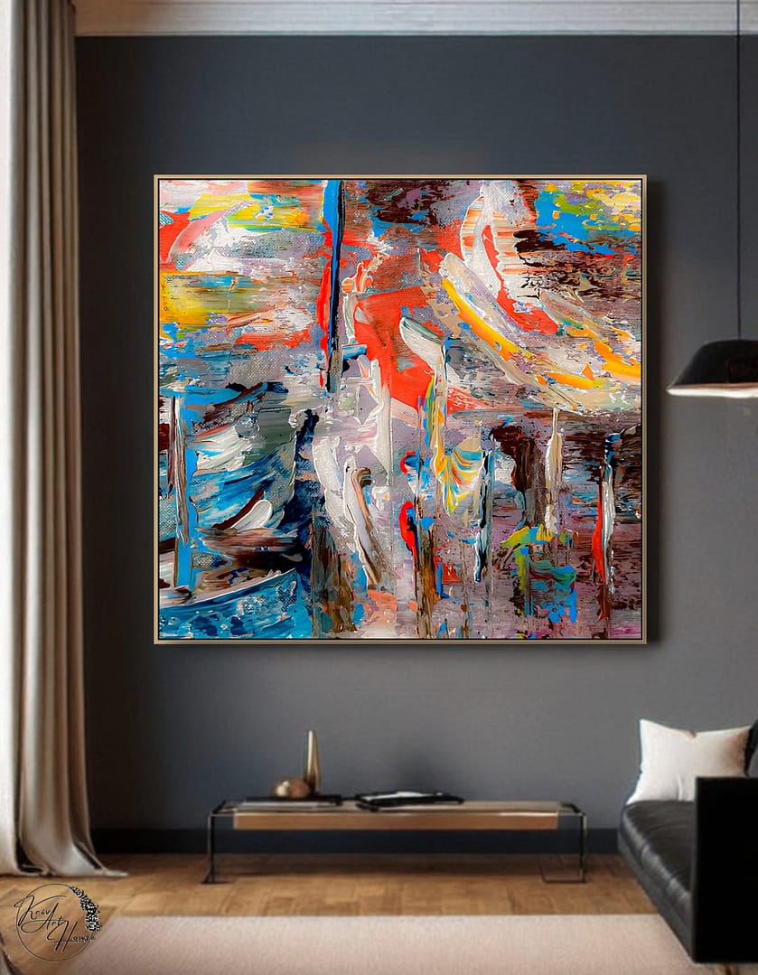 colorful abstract painting